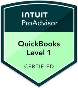 Certified QuickBooks ProAdvisor badge